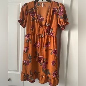NWOT xhilaration Floral Boho Dress